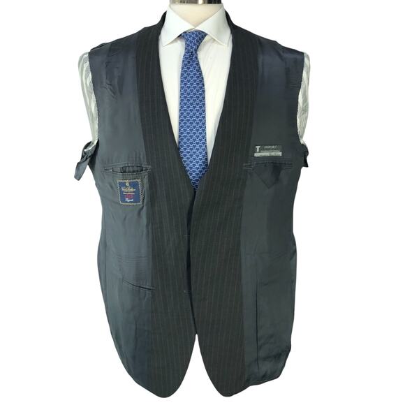 Brooks Brothers 1818 Mens Size 46L Suit Drop 5 Fitzgerald Pinstripe *TINY FLAW - Picture 8 of 16